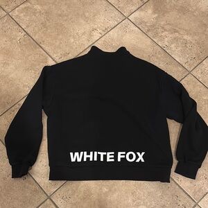 White Fox Boutique Black Sweatshirt
